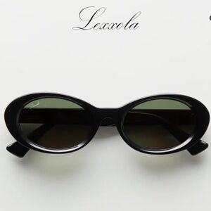 Lexxola Ida oval-frame acetate sunglasses